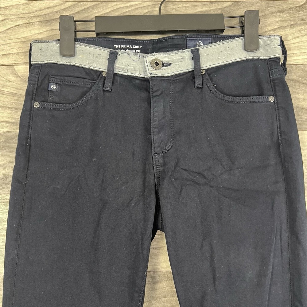 AG Adriano Goldschmied Jeans Size 26R Dark Blue The Prima Ankle Cigarette Leg - Picture 3 of 13